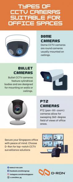 Discover a wide range of CCTV cameras in Singapore that are perfect for office settings. Each camera has been carefully chosen to satisfy the particular security needs of regional businesses. Find the ideal surveillance options, from stylish dome cameras to state-of-the-art IP cameras, to properly protect your office space. Enhance your security plan with cutting-edge technologies, remote access, and monitoring information to provide complete workplace security in Singapore's busy metropolis. 