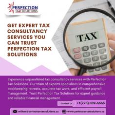 Experience unparalleled tax consultancy services with Perfection Tax Solutions. Our team of experts specializes in comprehensive bookkeeping retreats, accurate tax work, and efficient payroll management. Trust Perfection Tax Solutions for expert guidance and reliable financial management.
