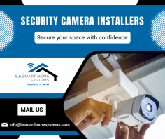 Efficient Security Camera Installation Services

Our team provides professional security camera installation, ensuring comprehensive coverage and optimal performance. We guarantee reliability, efficiency, and peace of mind for your safety needs. For more details, mail us at info@lasmarthomesystems.com.