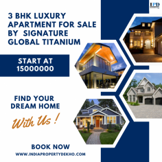 3 BHK Luxury Apartment for sale by  Signature Global Titanium

If You Are Looking to Buy a Apartment in Gurgaon India Property Dekho Offering 3.5 & 4.5 BHK Flat in Signature Global Titanium Sector 71 Gurgaon
