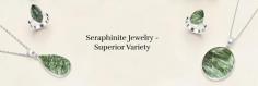 Seraphinite is a green stone that is tracked down in Siberia. It contains chlorite, which gives it its green hue. Seraphinite is said to have major areas of strength for a to the saintly domain and can be utilized to interface with heavenly messengers or other higher creatures. It is likewise a decent stone for healing, both physically and emotionally. Seraphinite is called after the seraphim, the most critical requests and elevated order of spiritual guidance. This is on the grounds that the chatoyancy makes a plume-like appearance on the greenstone because of its supernatural properties.