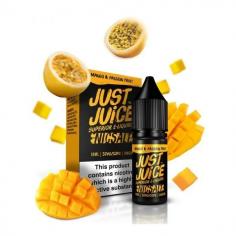 Indulge in the luscious fusion of mango and passionfruit with Just Juice Nic Salts. This e-liquid captures the essence of ripe mangoes and tangy passionfruit, delivering a tropical explosion with every puff. Ideal for vapers who crave fruity flavors, it offers a smooth throat hit and satisfying nicotine delivery. Just Juice Nic Salts Mango & Passionfruit is crafted for pod systems and mouth-to-lung devices, ensuring a consistent and enjoyable vaping experience. Whether you're a seasoned vaper or new to nicotine salts, this blend promises to tantalize your taste buds. 
