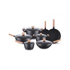 China Forged Aluminum Cookware Set
https://www.cn-taifeng.com/product/forged-aluminum-cookware/
The forging process plays a significant role in enhancing the durability and performance of aluminum cookware. Firstly, the intense heat and pressure involved in forging eliminates any air pockets or imperfections within the material. This results in a more solid and dense structure, making the cookware less prone to deformation or damage during use. The uniform thickness achieved in forged aluminum cookware ensures even heat distribution, preventing hot spots and enabling more precise cooking.