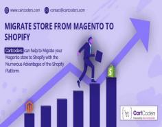 Make the move from Magento to Shopify effortlessly with CartCoders, your top Magento to Shopify migration company. Benefit from the numerous advantages of the Shopify platform, as our expert team ensures a simple transition for your Magento store. Trust us for a reliable and efficient migration experience.