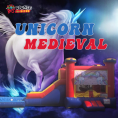 We have so many water slides, bounce houses, combo bouncers, and many other party rentals in which children can easily do fun. The children enjoyed fully in the dry combo rentals.
https://www.bouncenslides.com/items/dry-combos/unicorn-medieval-dry-combo/