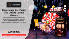 Discover the excitement of online casino games! Spin the reels, play your cards, and win big with our top picks. Join now and experience the thrill of the casino from home!