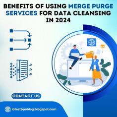 Get merge-purge services for your business in 2024 to stay ahead of the competition. Focus on your marketing strategies and customer experience by staying compliant with data regulations and leveraging clean and precise data for your business activities. Optimize your process with efficient data for your business.

To know more- https://latestbpoblog.blogspot.com/2024/05/benefits-of-using-merge-purge-services-for-data-cleansing-in-2024.html

