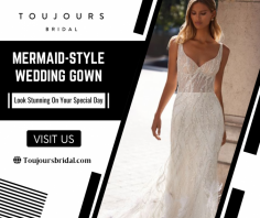 Buy Mermaid Wedding Gowns

Are you searching for a figure-flattering mermaid wedding dress for your dream day? Shop our exclusive collection of gorgeous wedding gowns that are unique and custom-made. Send us an email at info@toujoursbridal.com for more details.
