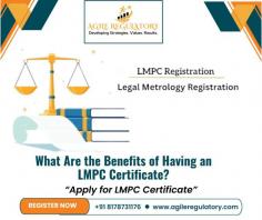 Having an LMPC ensures compliance with regulations, building brand reputation, and customer trust. It secures consumer rights, avoids fraud, and harmonizes measurement methods. This license eventually improves productivity and company image by improving market access and avoiding legal costs. Agile Regulatory could help you to get it.