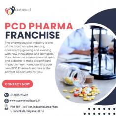 The pharmaceutical industry is one of the most lucrative sectors, consistently growing and evolving with new innovations and demands. If you have the entrepreneurial spirit and a desire to make a significant impact in healthcare, starting your own PCD Pharma Franchise is the perfect opportunity for you. At Crystomed, we provide exclusive PCD Pharma Franchise opportunities, allowing you to become a part of a successful network while reaping substantial financial rewards. Click here for more info. https://www.crystomed.com/best-pcd-pharma-franchise/
