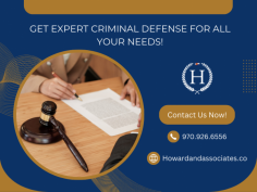 Resolve Legal Issues Effectively by Consulting a Defense Attorney!

Learn how to defend oneself, strategies to use in a court of law, and why it is crucial to be well-represented with the help of our experts. In any criminal case, our defense attorney in Eagle, Colorado, is there to represent you for the best possible outcomes. Get in touch with Howard & Associates, PC!

