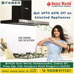 Get Upto 60% Off on Faber Selected Appliances.

