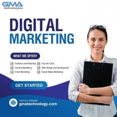 Ready to take your business to the next level? At GMA Technology, we specialize in crafting innovative digital marketing strategies that drive results! From SEO to social media management, our expert team is here to help you grow your online presence and boost your brand's visibility. Let's turn your digital dreams into reality!

More Visit Us - https://www.gmatechnology.com/
Call Now : 1 770-235-4853

#DigitalMarketing #SEO #SocialMedia #OnlineBusiness #MarketingStrategy #GmaTechnology