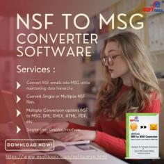 The best software to convert NSF emails to MSG files is eSoftTools NSF to MSG Converter software. This tool helps to convert NSF files to MSG, EML, EMLX, HTML, ICS, PDF, and many other file formats in bulk with data protection. This software provides you with many features such as opening corrupted NSF emails, live email preview, select date range email export, and more. Download this software and try it now.
https://www.esofttools.com/nsf-to-msg.html