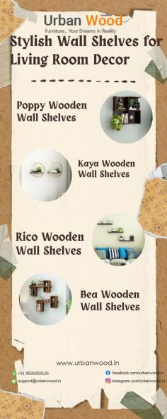 Stylish Wall Shelves for Living Room Decor