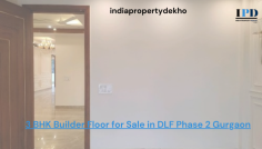 For sale: 3 BHK Builder Floor in DLF Phase 2, Gurgaon. This ready-to-move, unfurnished property features a thoughtful design with excellent infrastructure. Spanning 2600 sq. ft on the 1st floor, it is a freehold ownership. Contact for more details.