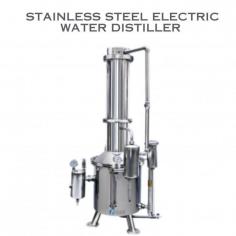 Labnics Stainless Steel Electric Water Distiller delivers efficient and continuous water purification with a capacity of 100L/hour. Operating at a steam supply pressure of 0.4MPa and a cooling water pressure of 0.2MPa, it features an ergonomic design with a condenser for effective steam cooling, ammonia discharge, and an integrated pressure gauge. The disc-type steam heating tube ensures uniform heating, making it ideal for various applications requiring high-quality distilled water.
