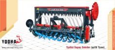 Yodha Super Seeder with Tyne Manufacturers Exporters Wholesale Suppliers in India Ludhiana Punjab Web: https://www.saecoagrotech.com Mobile: +91-7087222588, +91-7087222188
