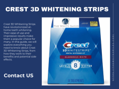 Crest 3D Whitening Strips have revolutionized at-home teeth whitening. Their ease of use and impressive results make them a popular choice for many. In this guide, we will explore everything you need to know about Crest 3D Whitening Strips, from how they work to their benefits and potential side effects.  