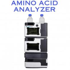 Labtron Amino Acid Analyzer is a high-efficiency automatic system designed for precise amino acid analysis. It features both hydrolyzed protein and physiological fluid analysis capabilities. With injection volumes from 1 to 500 µl and a wavelength range of 190 to 800 nm, it includes a quaternary low-pressure gradient pump, a 4-channel vacuum degasser, and a chromatography workstation for comprehensive control and data processing. It uses the ninhydrin post-column derivatization method and operates up to 150°C.