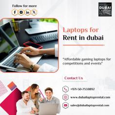 Dubai Laptop Rental offers top-notch Laptops for Rent in Dubai to meet your computing requirements. Our wide selection features the newest models from top brands. Whether for events, temporary projects, or extended use, our rental options include flexible terms and competitive rates. Call us at 050-7559892 or visit us - https://www.dubailaptoprental.com/laptops-for-rental/
