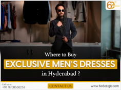 Step into sophistication and elevate your wardrobe with the finest collection of men's dresses in Hyderabad. From timeless classics to contemporary trends, our curated selection offers something for every discerning gentleman. Whether you're shopping for formal occasions, casual outings, or everyday wear, our range of shirts, trousers, suits, and accessories are designed to make a statement. Experience unparalleled craftsmanship, impeccable fit, and exceptional quality as you explore our diverse range of men's dresses. Visit us https://maps.app.goo.gl/M7ZvCdceSY4Sbpke6