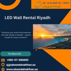 Elevate your presentations with AL Wardah AL Rihan LLC from LED Wall Rentals in Riyadh. Make a lasting impression with vibrant visuals. Contact +966-573-186892 for LED wall rental Riyadh services tailored to your event. Turn heads, captivate audiences!
Visit: https://alwardahalrihan.sa/it-rentals/led-video-wall-rental-in-riyadh-saudi-arabia/
