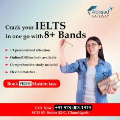 Abroad Gateway is the top 10 IELTS Institute and Student Visa Consultant in Chandigarh. We have IDB certified trainers having 15+ years of experience who help you a lot to clear ielts exam that too with 7+ band. And our Study visa Team has done a lot of good work, our success rate in study visa is above 90%. We are dealing in these countries for Student Visas Canada, United Kingdom, Australia, and Europe with PR Visa, Student Visa, Tourist Visa, and Spouse Visa. We are leading ielts coaching institute in Chandigarh.