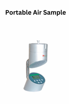  Labmate portable air sampler offers isokinetic sampling at a flow rate of 100 L/min. It features an LCD for parameter visualization and is user-friendly and portable with a large storage capacity. Designed for diverse environments, it collects and analyzes air samples with a sampling capacity of 0.01 to 6.0 m³ and includes a multi-hole for particle collection.