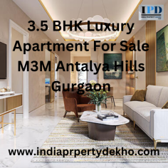 Nestled in the heart of Sector 79 the 3.5 BHK Luxury Apartment For Sale M3M Antalya Hills offers an exquisite blend of modern architecture and luxurious living.