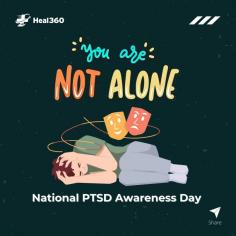 Post-Traumatic Stress Disorder (PTSD) affects millions of people, but healing is within reach. You're not alone in this journey. Connect with mental health professionals, support groups, and loved ones for the help and guidance you need. Take the first step towards reclaiming your life. Spread awareness and show compassion today.