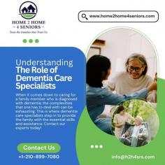 Expert Guidance: Understanding the Role of Dementia Care SpecialistsWhen it comes down to caring for a family member who is diagnosed with dementia, the complexities that one has to deal with can be exhausting. This is where dementia care specialists step in to provide the family with the essential skills and assistance. Contact our experts today!