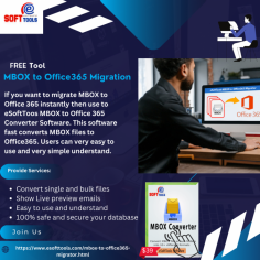 You can want to migrate MBOX to Office 365 instantly and then use eSoftTools MBOX to Office 365 Converter Software. This software fast converts MBOX files to Office365. Users can very easy to use and very simple understand. This software shows a live preview of all emails before converting MBOX to Office 365. The user required all problems to be solved. It can be risk-free software and more users trust in software. you can very easy to upload MBOX to Office 365. This software is fully safe and secures your all files.
visit more:-https://www.esofttools.com/blog/free-mbox-to-office-365-migration-tool/
website:-https://www.esofttools.com/mbox-to-office365-migrator.html