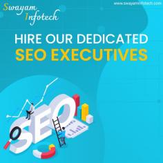 To improve your website's search rankings, Swayam Infotech is a professional search engine optimization company in India. Contact us to learn how we can increase your online visibility!
Looking for the best SEO Services Company in India to increase visitors and customers? Connect with Swayam Infotech. We are a top SEO company located in India. Our SEO experts apply their industry knowledge to improve your website's exposure on search engine results pages (SERPs). 
