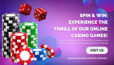 Ready to hit the jackpot? Dive into the excitement of our online casino games and experience the thrill of winning from the comfort of your home!