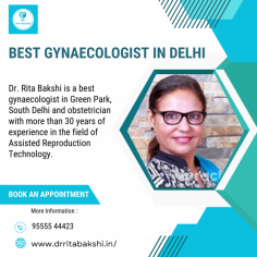 Discover the best gynecologists in Delhi with Dr. Rita Bakshi's renowned clinic. Our dedicated team provides compassionate and personalized care for all your women's health needs. From routine check-ups to specialized treatments, trust our experienced professionals for comprehensive gynecological services. Schedule an appointment today and experience exceptional care in a welcoming environment.