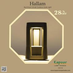 Transform your outdoor area into a stylish, well-lit haven with our sleek Hallam Aluminium Small Gate Lights. Perfect for illuminating pathways, garden gates, and driveways, these lights combine elegance with durability. Add a touch of sophistication and safety to your outdoor spaces today!