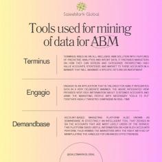 When it comes to the tools in the frame of Account-Based Marketing (ABM) the selection of the tools has a great importance especially because data mining carries great importance here. Here is a list of three worthy data mining tools with a focus on the features and in real time usage. 

Read the complete article- https://salesmarkglobal.com/data-mining/ 
