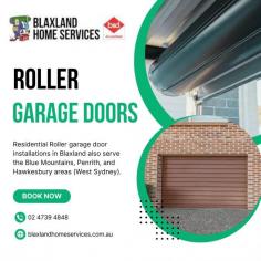 Residential Roller garage door installations in Blaxland also serve the Blue Mountains, Penrith, and Hawkesbury areas (West Sydney). Your trusted experts for all roller door needs.