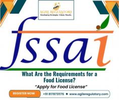 FFSAI Food License: To obtain a food license in Delhi, you have to complete an application, and pay a fee. Requirements may include proof of food safety training, a detailed floor plan of the facility, and compliance with local health regulations. Agile Regulatory helps you to obtain a food license.