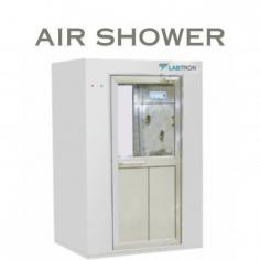 Labtron Air Shower is a  specialized enclosed chamber with a stainless steel frame and HEPA filter (99.999% efficiency at 0.3µm). Features 6 nozzles, full cold-rolled steel with powder coating, double doors with electric interlocks, LED display, adjustable blow time, photoelectric sensor, and automatic operation. Energy-efficient with disposable pre-filter. Easy to install, maintain, and operate with emergency stop function and touch switches. Ideal for various applications.