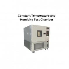 Constant temperature and humidity chamber is a microprocessor controlled unit for simulation of constant climatic conditions. The heat, cold, dryness and humidity endurance ensures accurate condition maintenance. The compact fluorescent lamp internal bulbs provide better visual assistance. Compressor overload switch and refrigerant high and low pressure protections ensure safe operation.