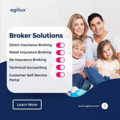 Transform your insurance brokerage with Agiliux's comprehensive insurance brokers management solution. Our platform empowers you to streamline operations, enhance client relationships, and boost team productivity. With customizable tools for policy management, claims processing, and customer engagement, you can optimize every aspect of your business. Discover how Agiliux's innovative solution can drive growth and efficiency in your insurance brokerage today. Visit our website to learn more.