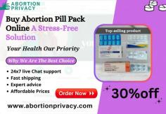 Push away your stress of an unwanted pregnancy with our abortion pill pack online. These FDA-approved pills provide reliable and safe options for unwanted pregnancy. Buy abortion pill pack online from the comfort of your home and get access to benefits like 24x7 support, fast shipping, and discreet packaging.

Visit Now: https://www.abortionprivacy.com/abortion-pill-pack