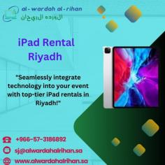 Boost Productivity with iPad Rentals in Riyadh
Enhance efficiency with AL Wardah AL Rihan LLC from iPad Rentals in Riyadh. Elevate productivity for your business or event with our seamless iPad solutions. Contact +966-573-186892 for iPad rental Riyadh services tailored to your needs.
#ipadhire
#ipadproforrent
#ipadrental
#iPadLeaseRiyadh
#ipadrentalinSaudiArabia
#ipadrentalriyadh
#rentipadpro
#iPadRentalKSA
Visit:https://www.alwardahalrihan.sa/it-rentals/ipad-rental-in-riyadh-saudi-arabia/