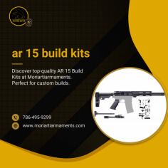 Build Your Dream AR 15 with High-Quality AR 15 Build Kits 

 Explore a wide range of AR15 kits at Moriarti Armaments. From AR build kits to AR 15 build kits, we offer top-notch components and accessories to help you create your custom AR rifle. Choose from our selection of premium parts and unleash your creativity. Build the AR of your dreams with Moriarti Armaments' reliable and high-performance kits. Shop now!