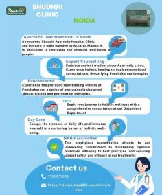 A renowned Shuddhi Ayurveda Hospital Clinic and Daycare in India founded by Acharya Manish Ji, is dedicated to improving the physical well-being of people. Shuddhi NABH authorized Clinic and Daycare Noida offering various services like Healthcare at Home, OPD Consultation, Panchakarma Therapy, Daycare & Diet Care facilities. With a focus on holistic health, we aim to provide a comprehensive healing experience that nurtures the body, mind, and soul.