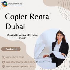 Discover Dubai's Best Copier Rental Services

VRS Technologies LLC is your go-to provider for the best Copier Rental in Dubai. We offer a wide selection of state-of-the-art copiers with flexible rental terms to suit any budget. Reach out to us at +971-55-5182748 for personalized rental options and expert support.

Visit: https://www.vrscomputers.com/computer-rentals/copier-rental-in-dubai/