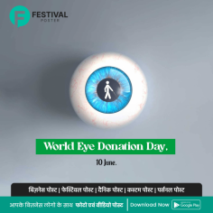 Give the Gift of Sight: World Eye Donation Day Posters with Festival Poster App

Join us on World Eye Donation Day, June 10th, to make a difference by pledging your eyes and raising awareness about eye donation. Use the Festival Poster App to create and share impactful images and posters that highlight the importance of eye donation. Download the app today and help spread the word!

https://play.google.com/store/apps/details?id=com.festivalposter.android&hl=en?utm_source=Seo&utm_medium=imagesubmission&utm_campaign=worldeyedonationday_app_promotions