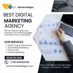 Digital Marketing Agency in Coimbatore - Harvee Designs
Top Digital Marketing Agency in coimbatore
specialized in website development, web design, 
SEO, PPC & social media marketing. Happy clients 
for 10 years.


For more details, please visit

https://www.harveedesigns.com
